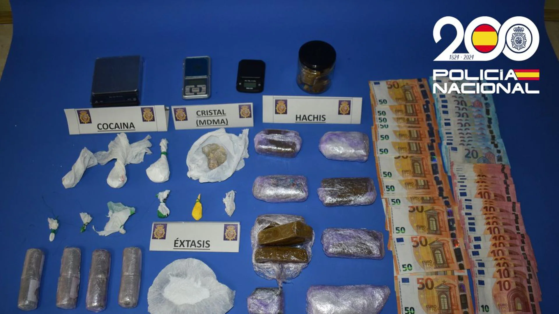 A prisión por tráfico de drogas en Burgos