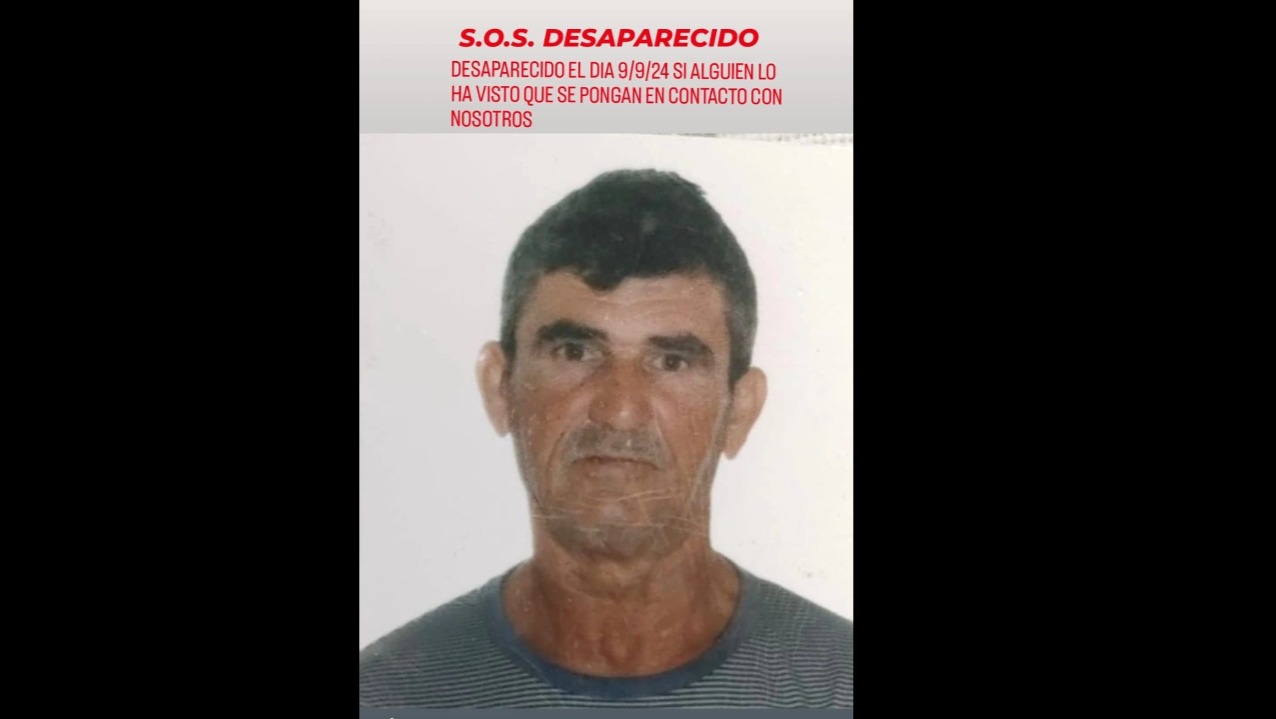 Desaparecido en Mazagón: Buscan a Manuel Romero Conde, de 62 años