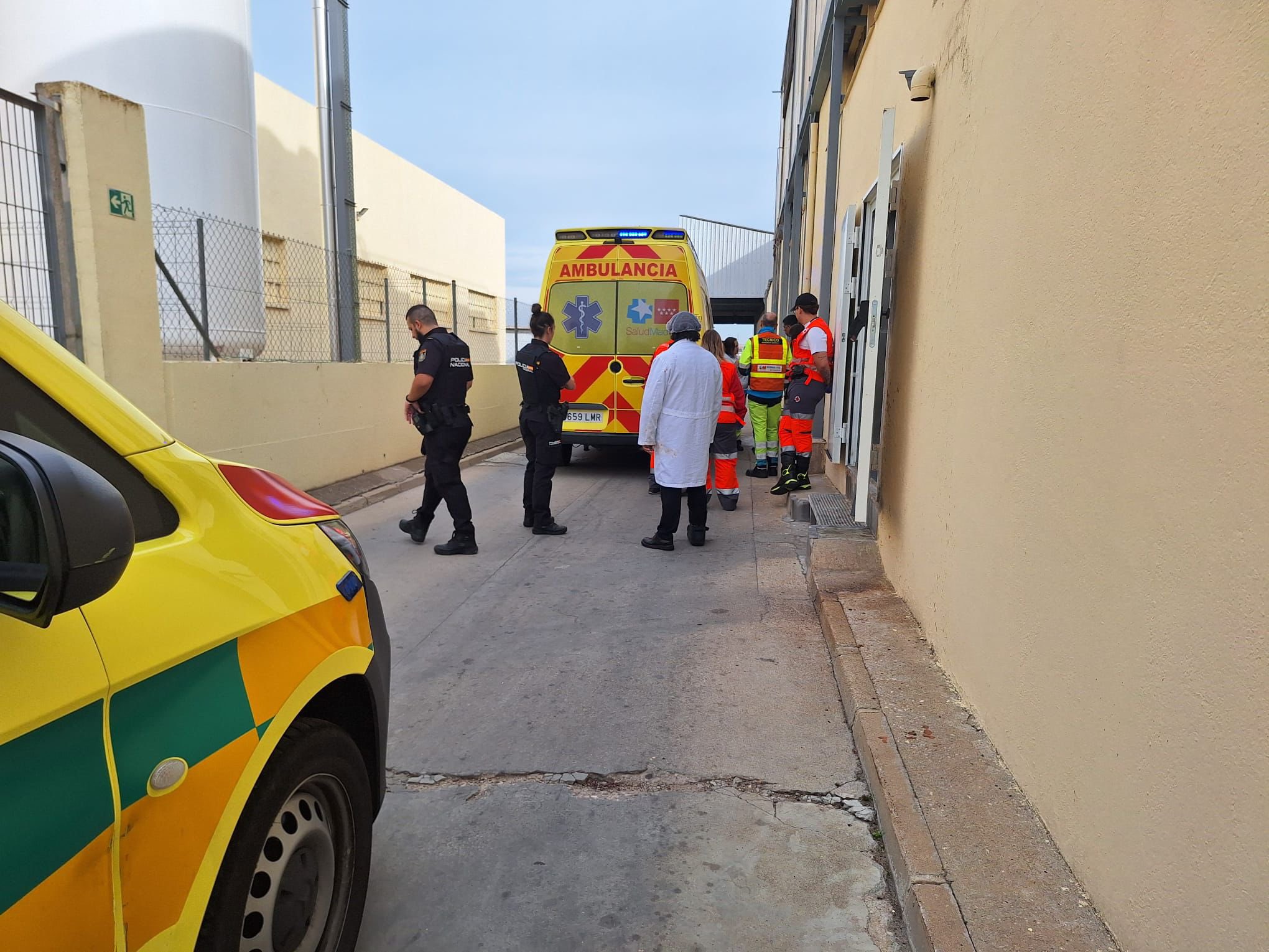 Grave un trabajador de un matadero de Alcalá al ser atrapado por una máquina de despiece