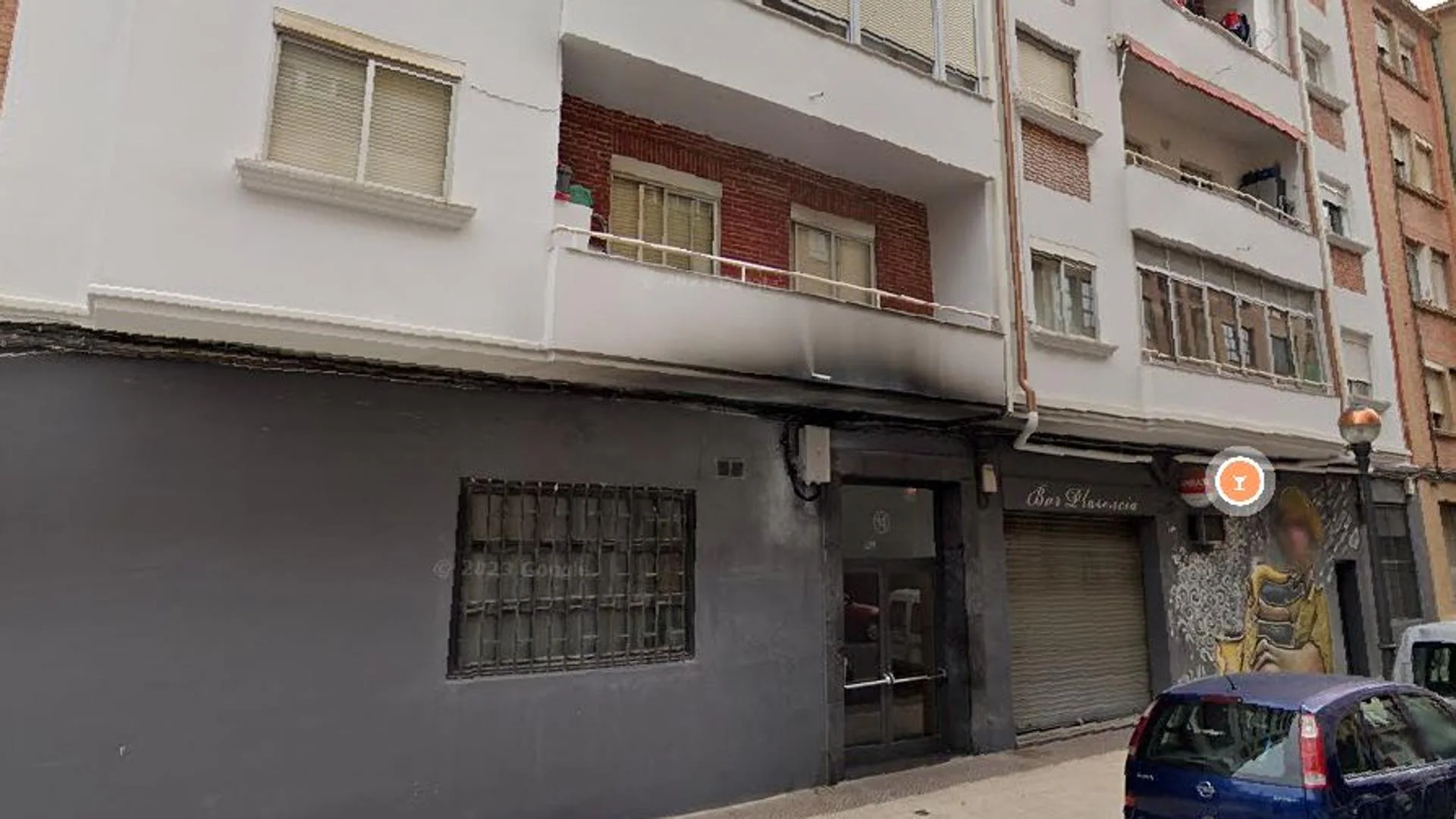 Un herido en un incendio en una cocina en la calle Conde de Superunda de Logroño