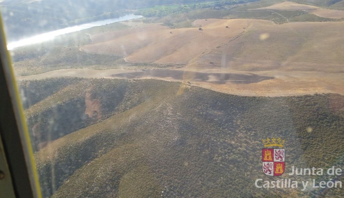 Extinguido el incendio declarado en Zamora durante esta tarde