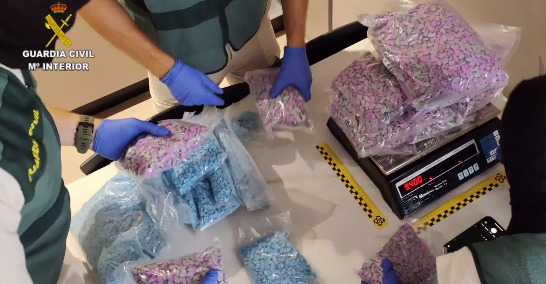 Detenidas nueve personas en Ibiza y Málaga e incautadas distintas drogas por valor de 25 millones de euros