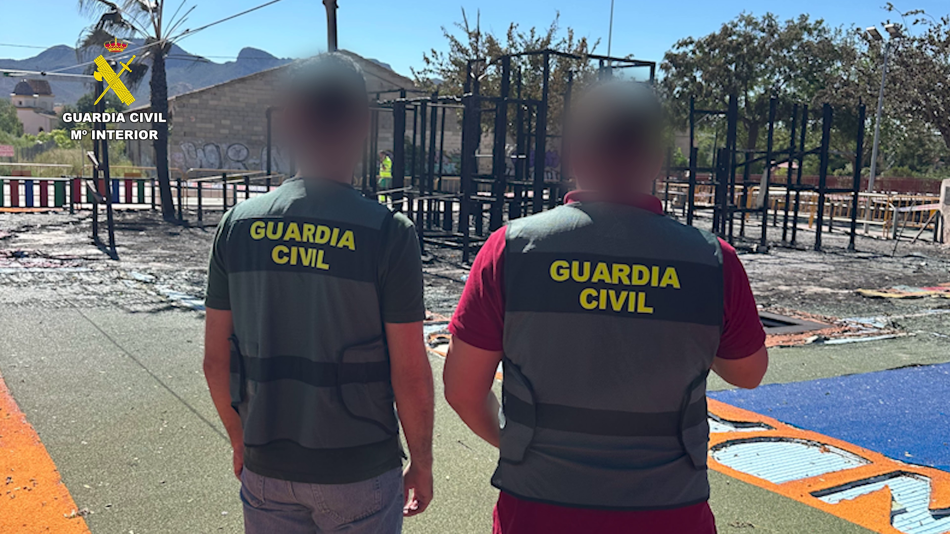 Investigado un menor por el gran incendio del parque infantil en Jumilla