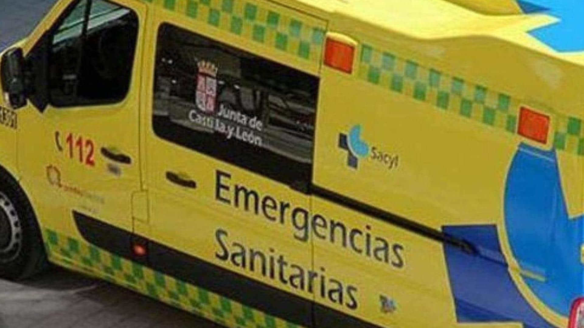 Aparatoso accidente de tráfico en el casco urbano de Burgos deja un herido leve