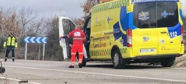 Nuevo accidente en las carreteras de Zamora deja a un motorista herido en Andavías