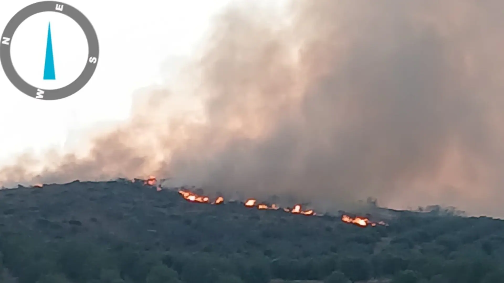 Se registra un nuevo incendio forestal en Alcaucín, Málaga