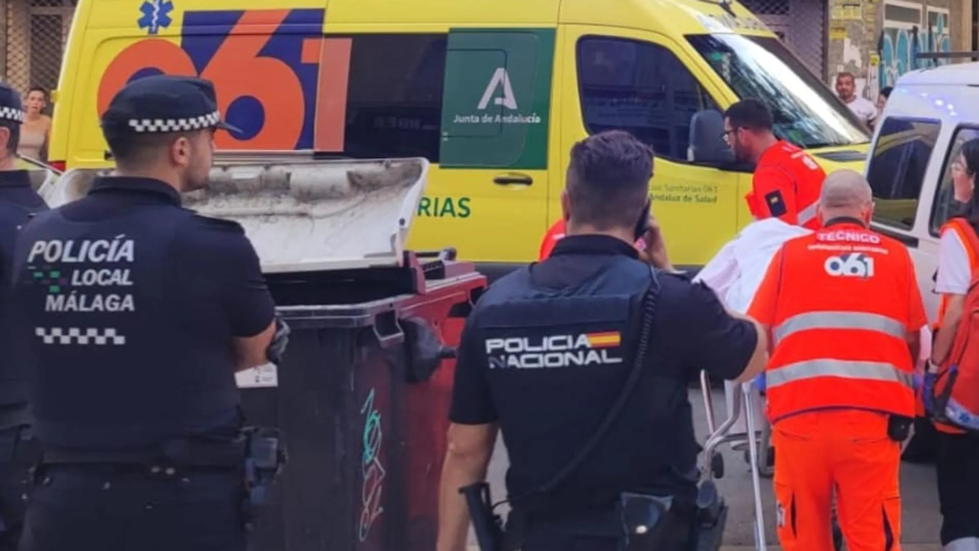 Un hombre de 77 años, herido por una bala perdida en el tiroteo de La Trinidad