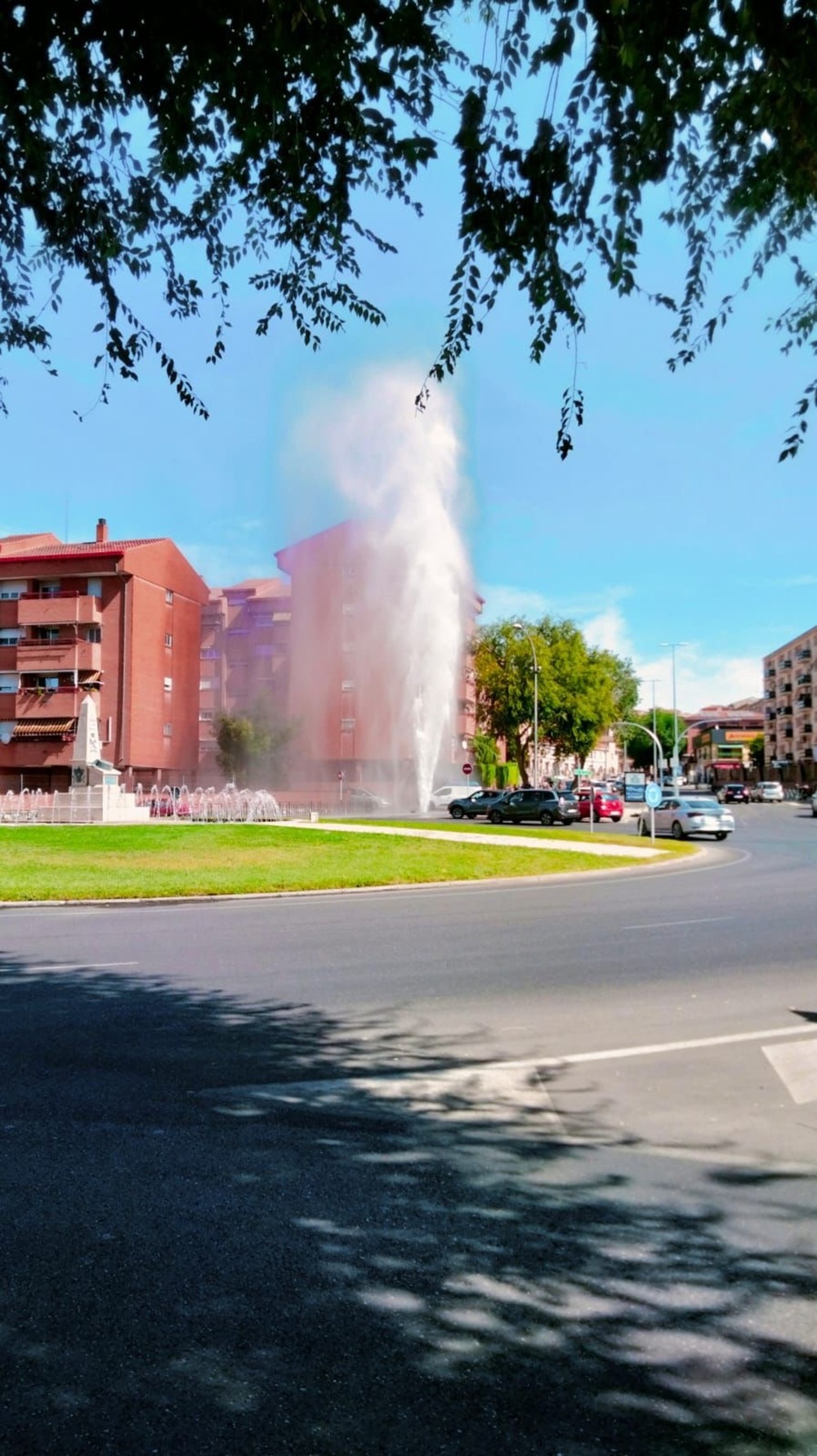 Un trabajador de Tagus herido en una espectacular rotura