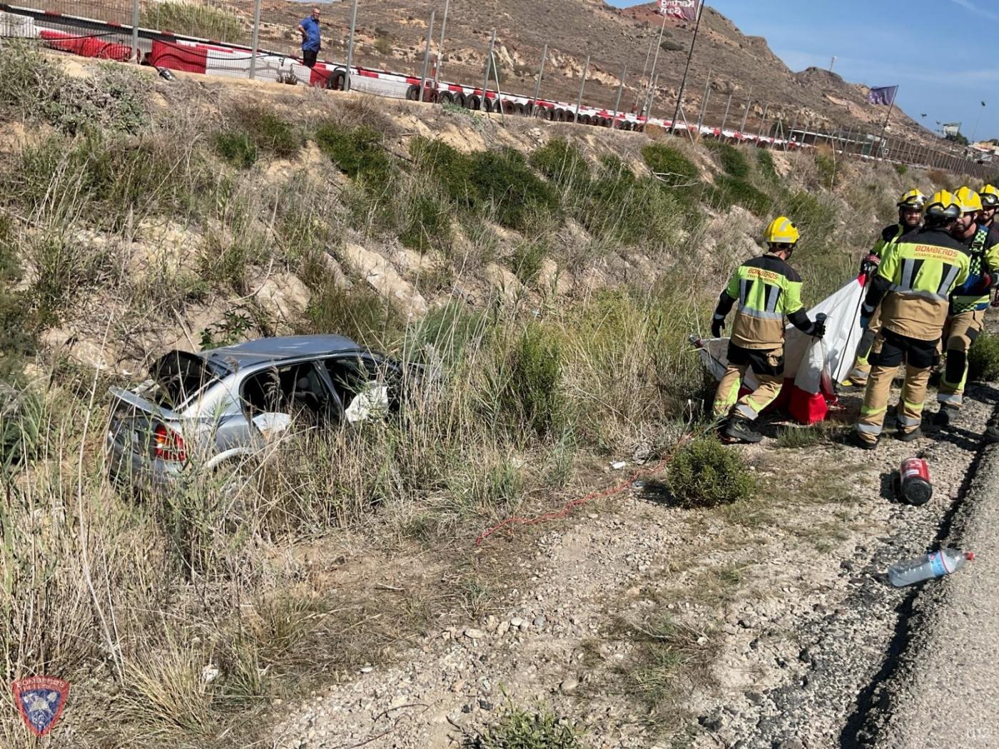 Bomberos, en el lugar del suceso. - EP