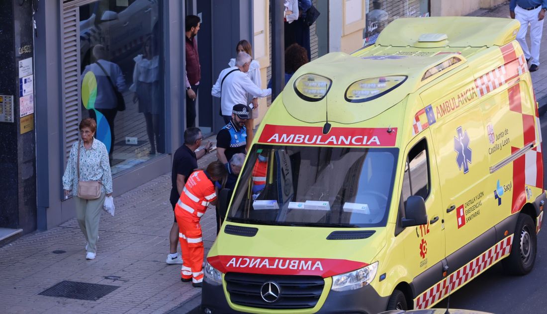 Un incidente sanitario en el centro de Zamora moviliza a los servicios de emergencia