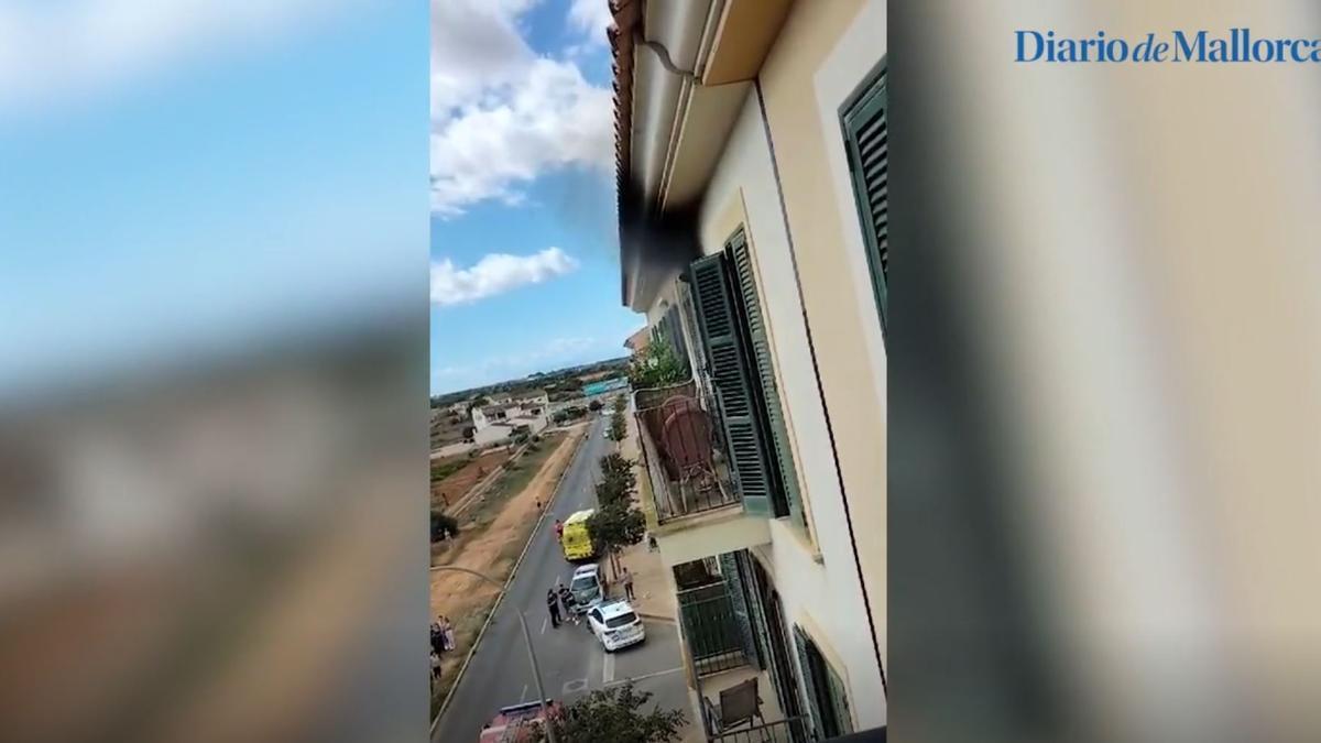 Vídeo: Mujer salta desde tercer piso en desesperado intento por escapar de un incendio en Campos