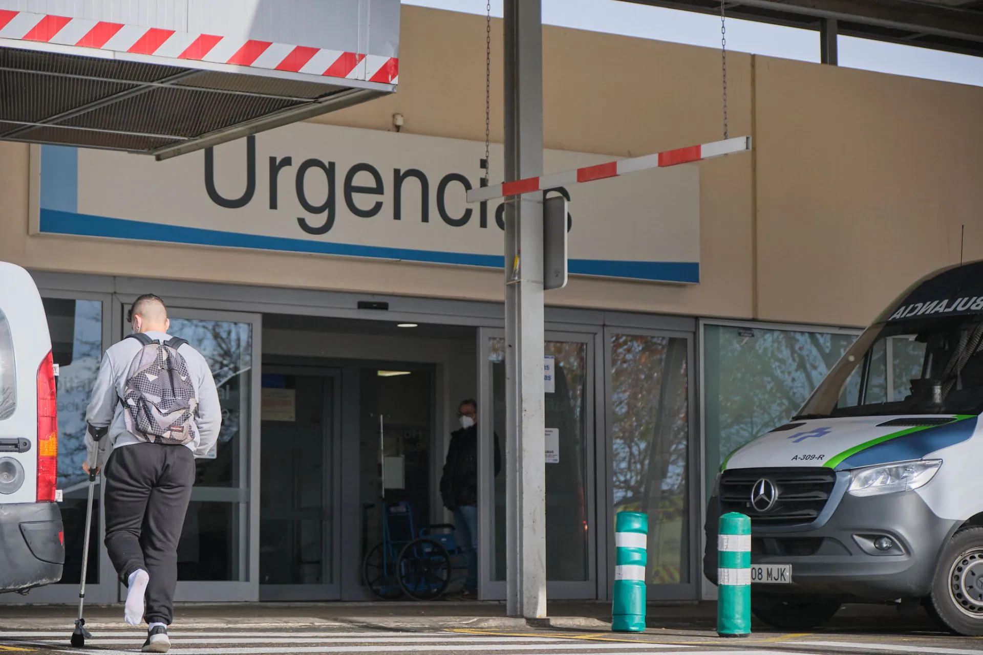 Accidente en la LO-20 deja tres heridos tras colisión por jabalí en La Grajera