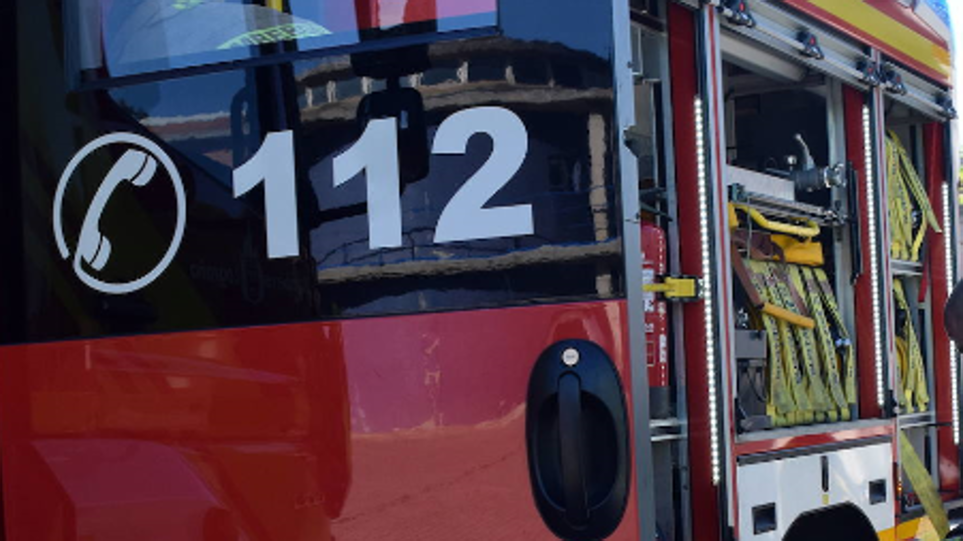 Un joven afectado por inhalación de humo en un incendio en Calahorra