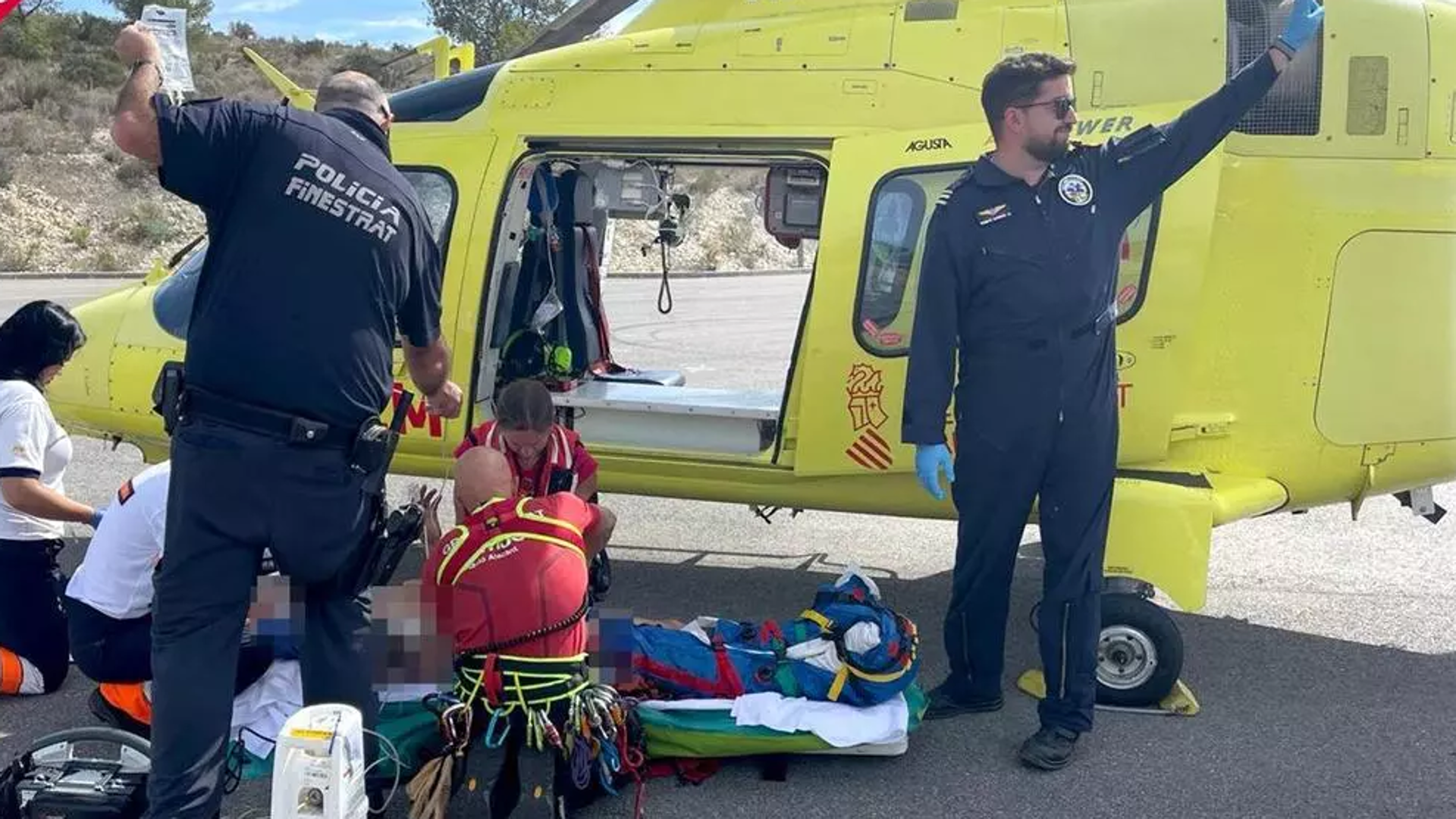 Accidente en el Puig Campana: un joven se rompe los tobillos tras sufrir una caída