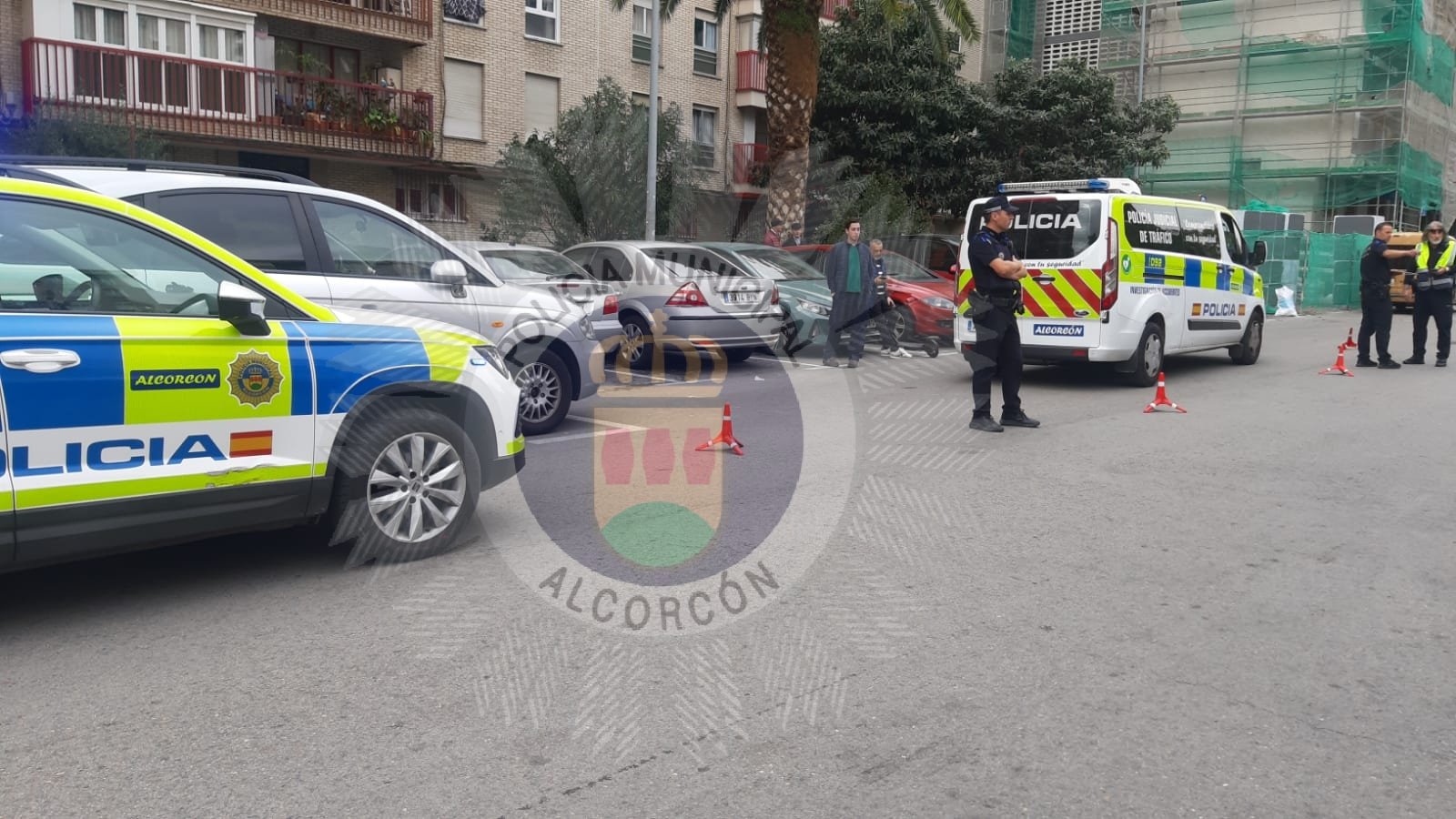 Herido el conductor de un patinete eléctrico tras impactar contra un vehículo en Alcorcón
