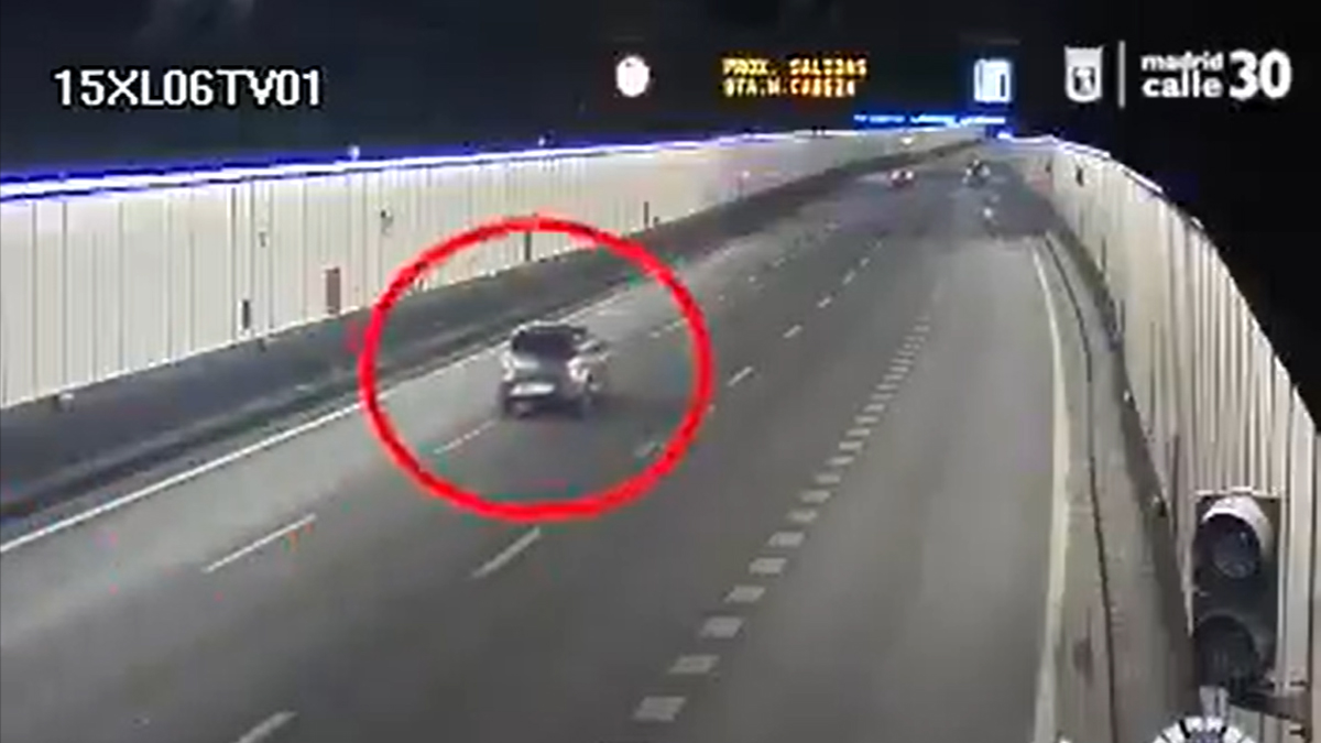 Detenido un padre que conducía borracho, a toda velocidad y con su bebé en brazos por la M-30