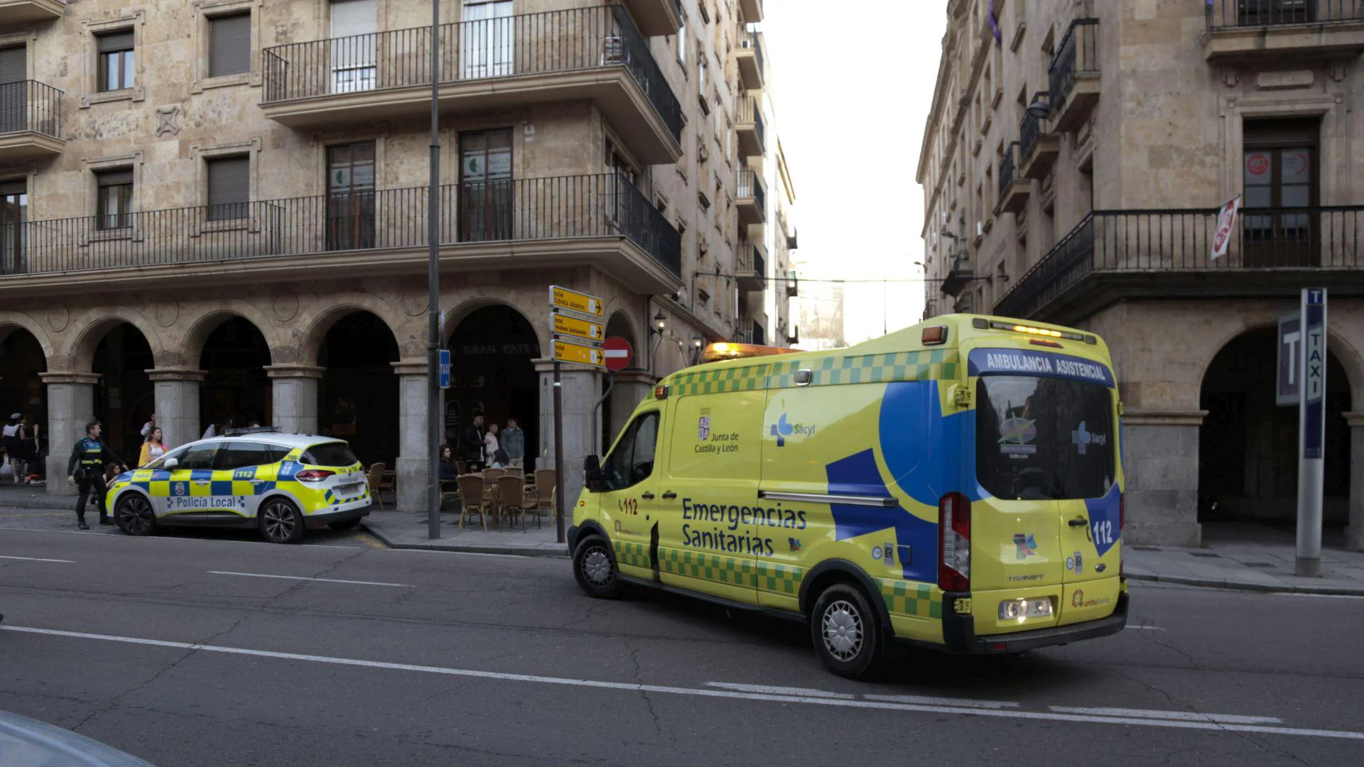 Un accidente en Ciudad Rodrigo y un choque en Gran Vía marcan la tarde en Salamanca