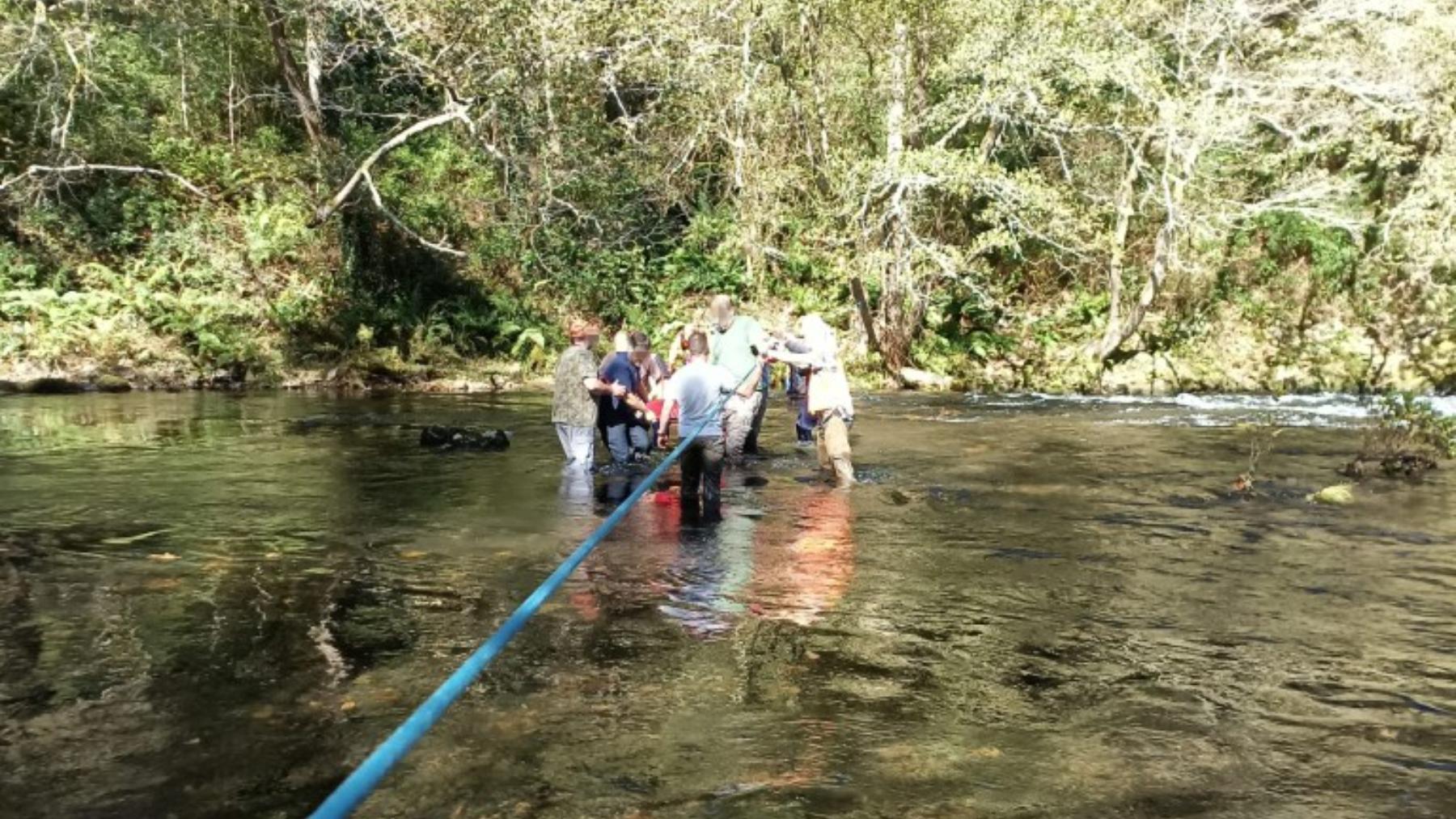 El mal paso de un cazador de 72 años en Navarra: resbala y se cae por un terraplén hasta un río