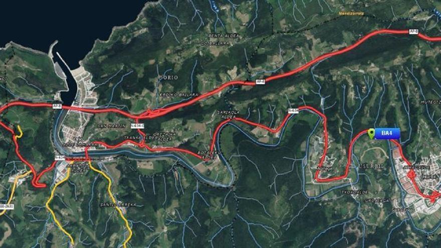 La carretera N-634 se abrirá al tráfico una vez solucionado ya el desprendimiento
