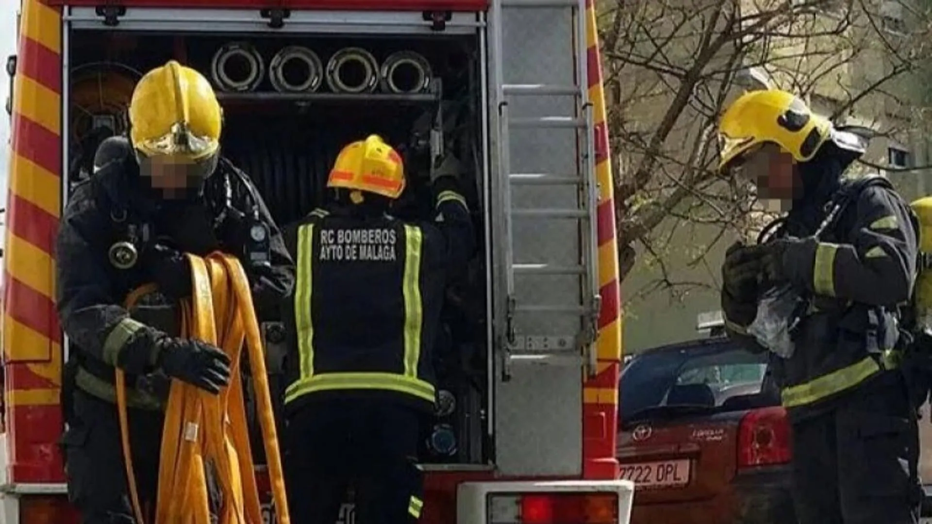 Herida por quemaduras una persona en el incendio de una vivienda en Málaga capital