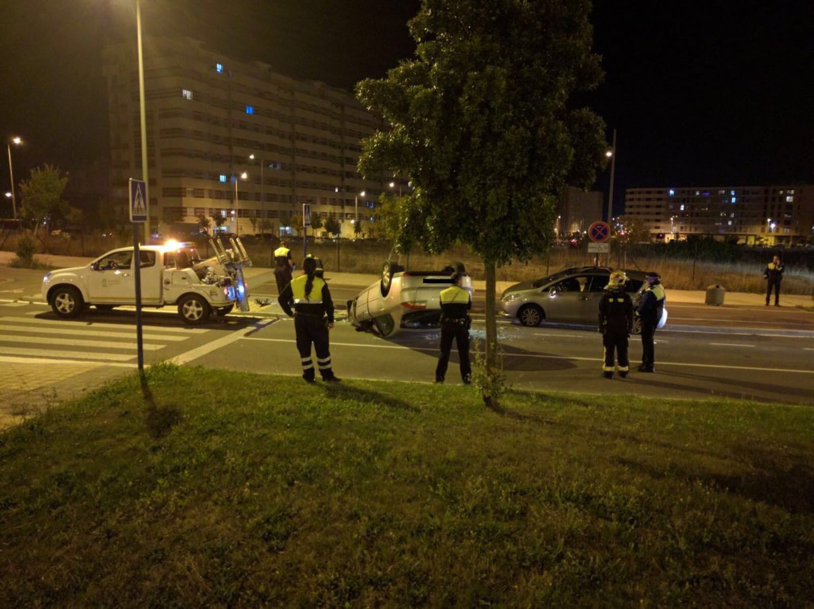 1 conductor al día se fuga en Vitoria tras un accidente