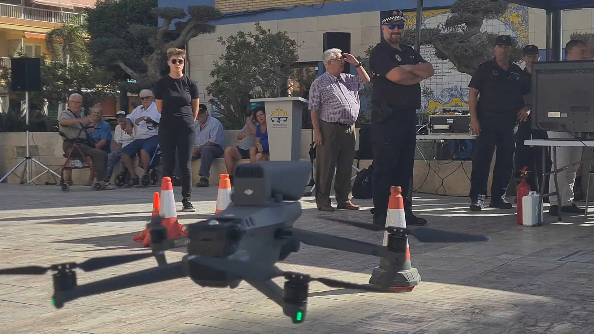 Rincón de la Victoria estrena unidad aérea de seguridad con dron para reforzar la labor policial
