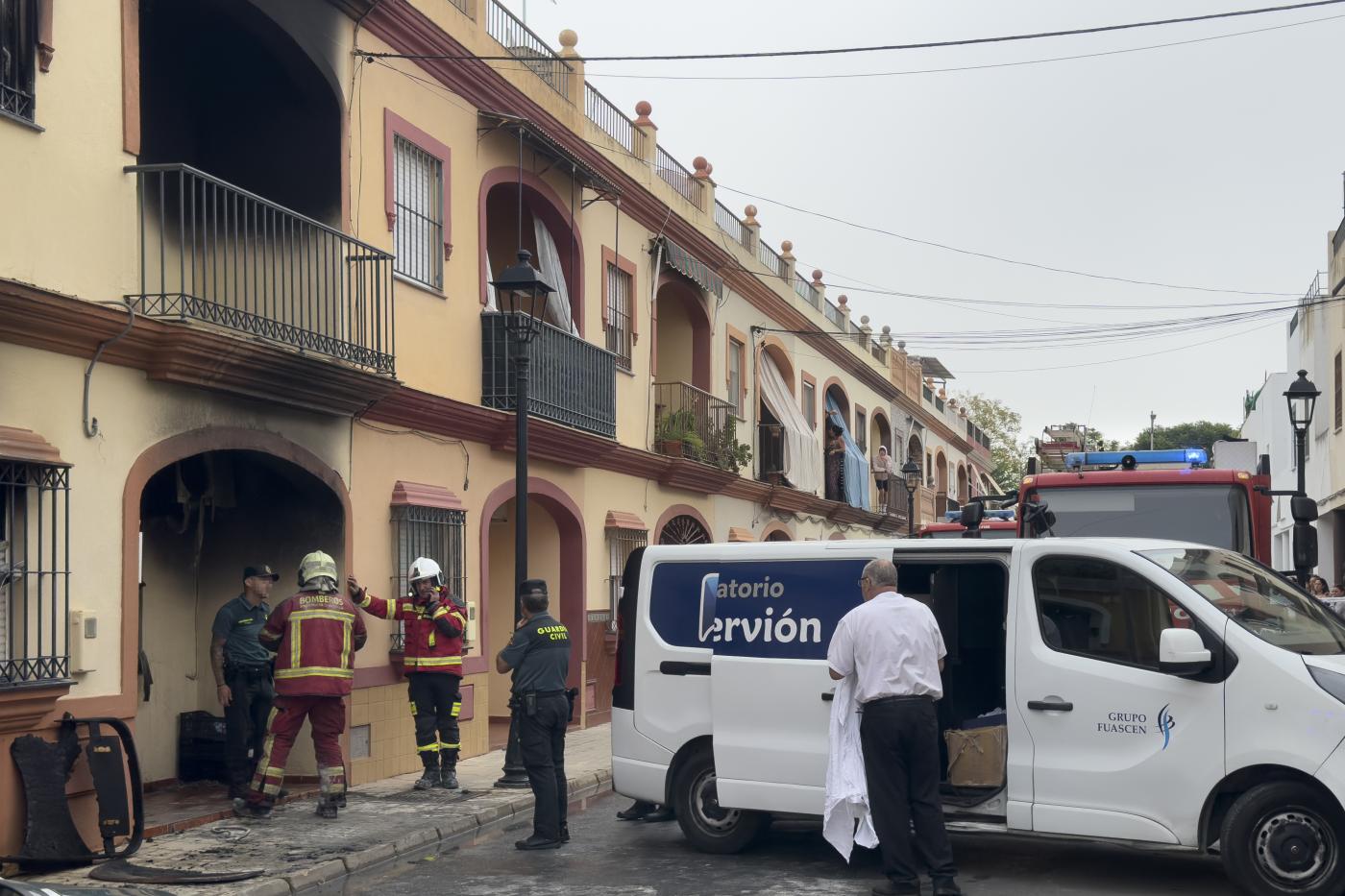 Tragedia en Guillena (Sevilla): Mueren los cuatro miembros de una familia en un incendio en su vivienda