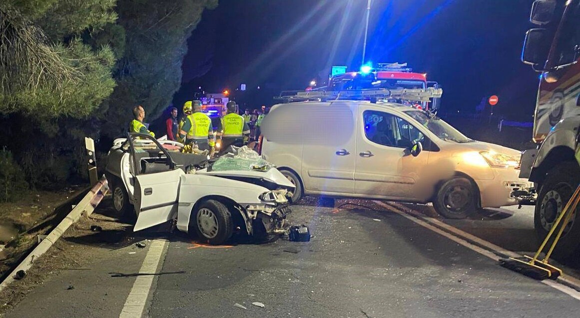 Trágico accidente en la Nacional 435 deja dos fallecidos y varios heridos