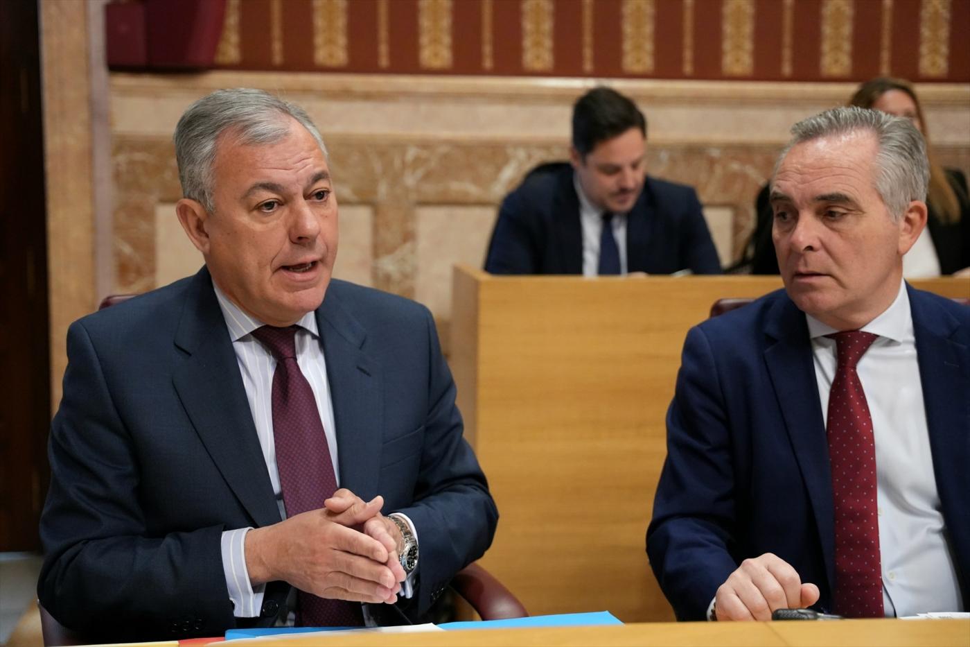 José Luis Sanz en el pleno de este jueves - E.P.