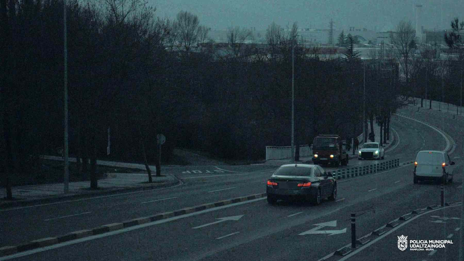 Cazan a un Fitipaldi en Pamplona: la increíble velocidad a la que circulaba por una calle limitada a 50