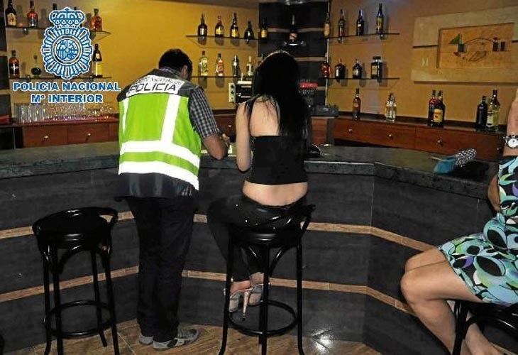Una operación sobre explotación sexual de la Policía Nacional. Archivo.
