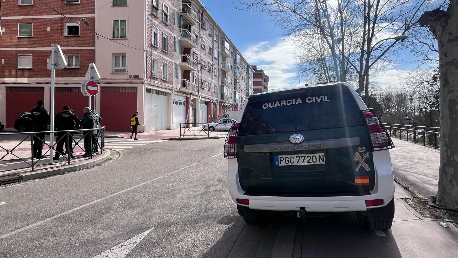 Despliegan amplio operativo antidroga en barrio de Santa Catalina en Aranda de Duero