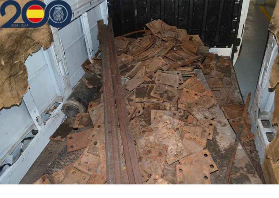 Detenidos en Soria a tres hombres por hurto de material ferroviario en la estación de El Cañuelo