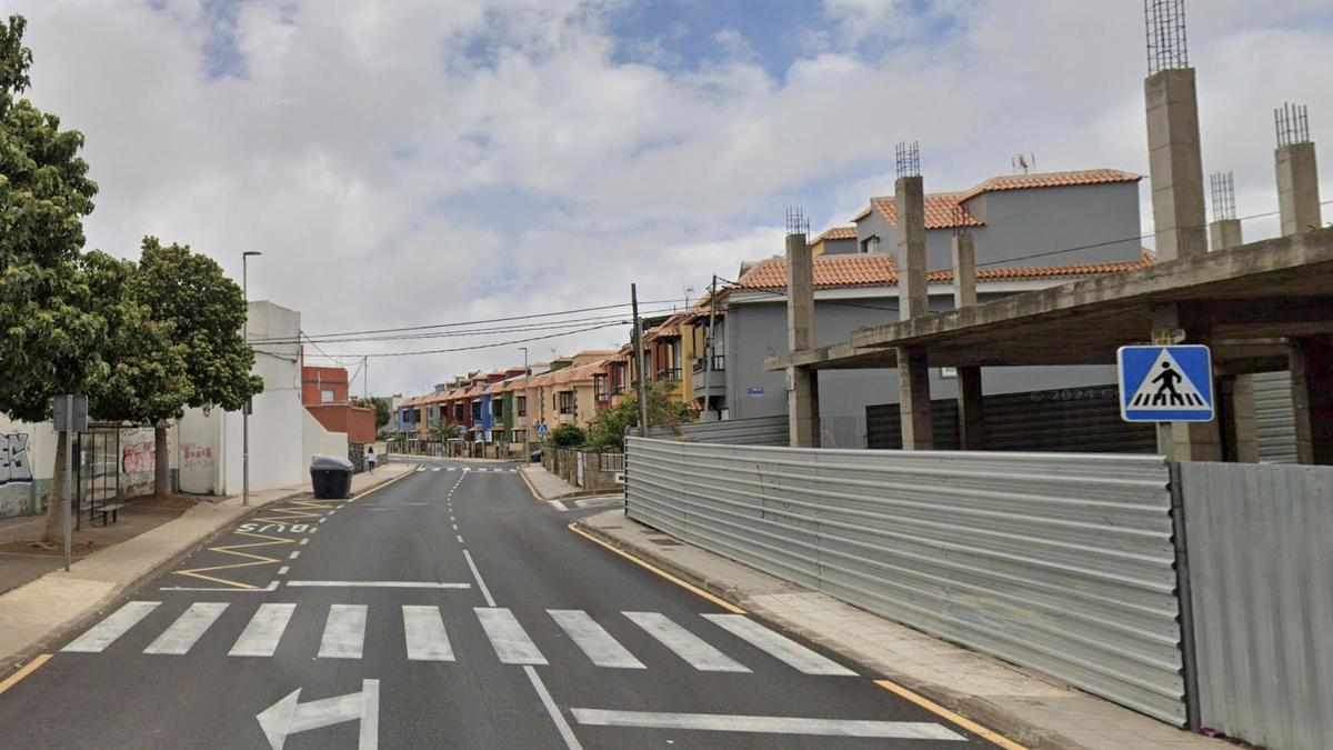 Dos heridos tras vuelco de un vehículo en La Laguna
