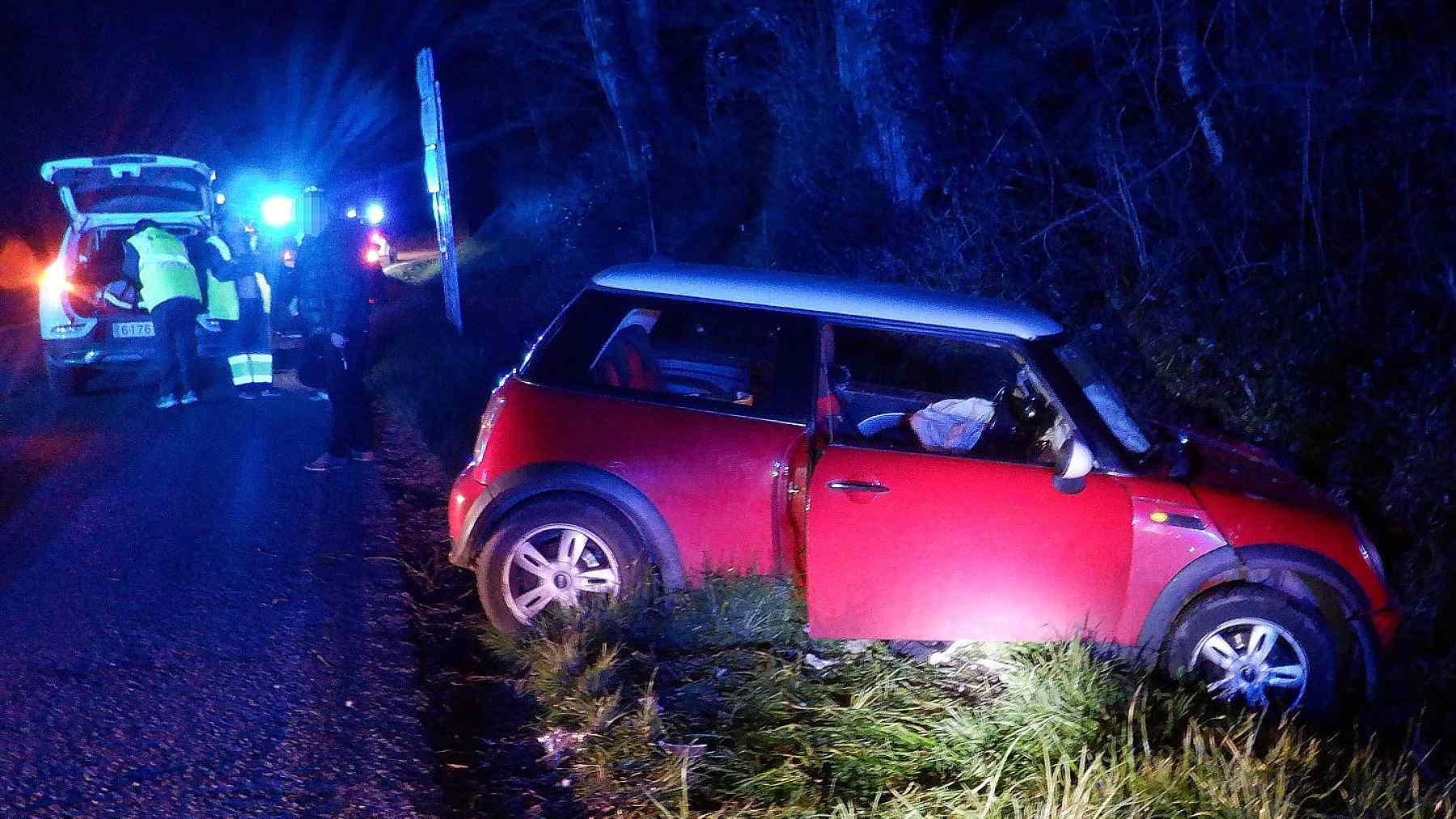 Una conductora borracha provoca un accidente en Navarra: hay dos heridos trasladados al hospital