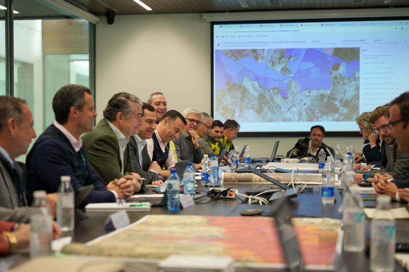 La reunión de análisis y coordinación del Plan de Emergencia  - E.P.