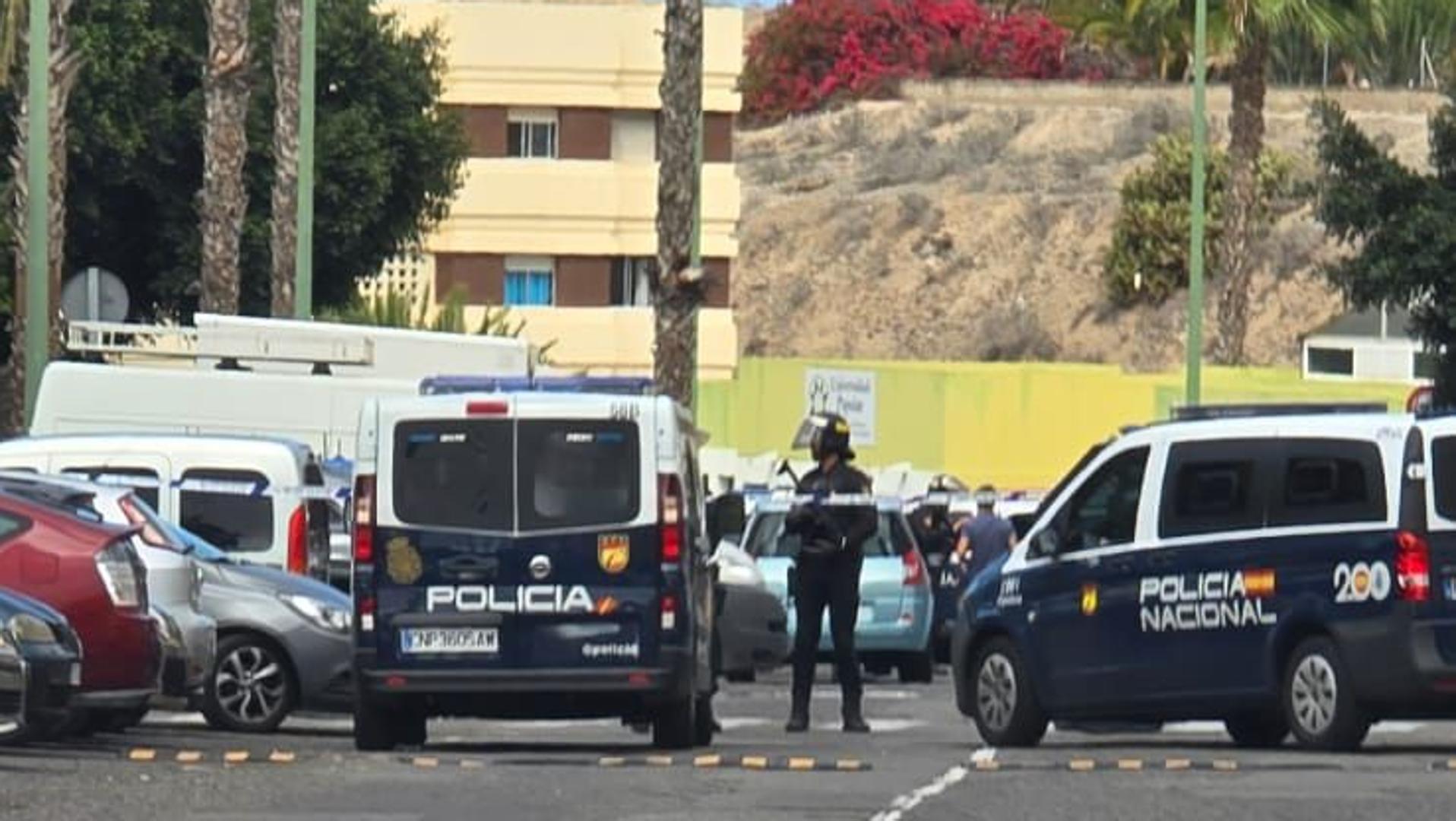 Operación policial tras un asalto a un furgón blindado en Las Palmas de Gran Canaria
