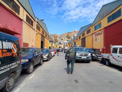 Las naves del Tarajal, foco de rastreo de la Guardia Civil
