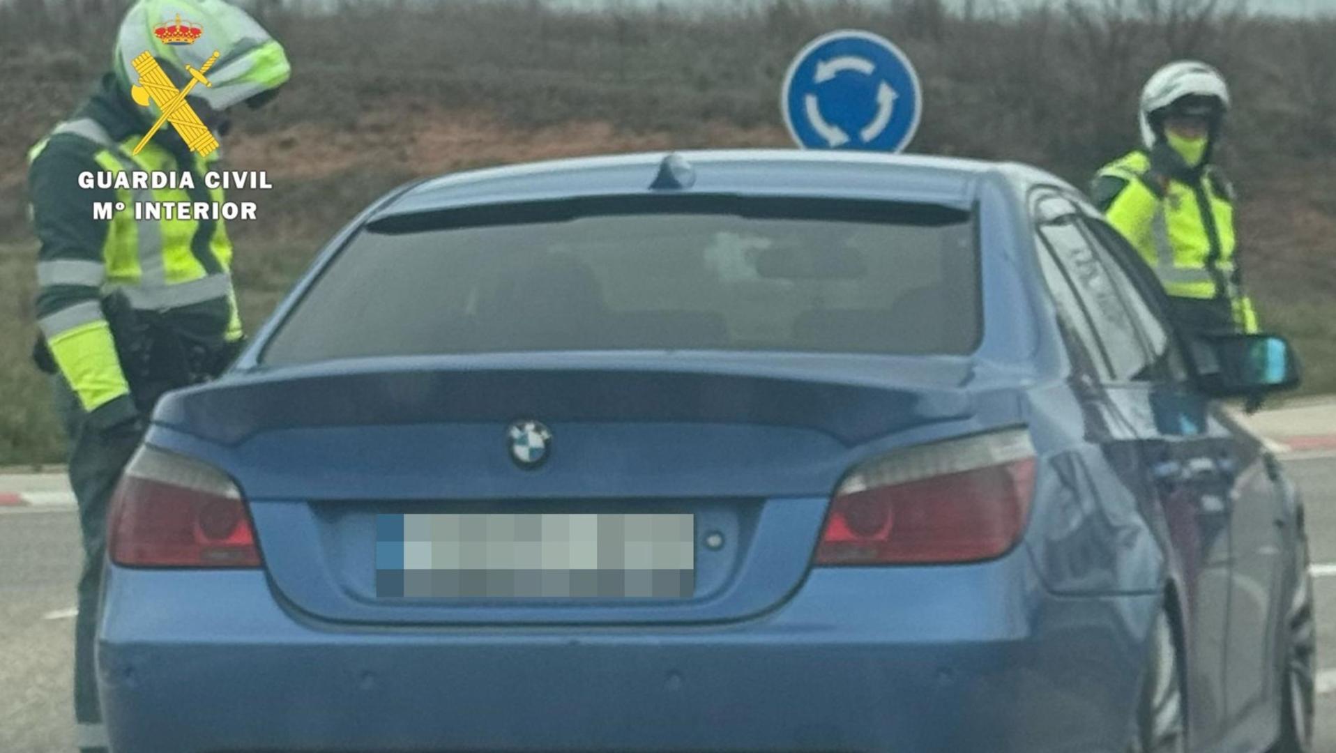 Sorprendido mientras conducía sin carnet en Burgos