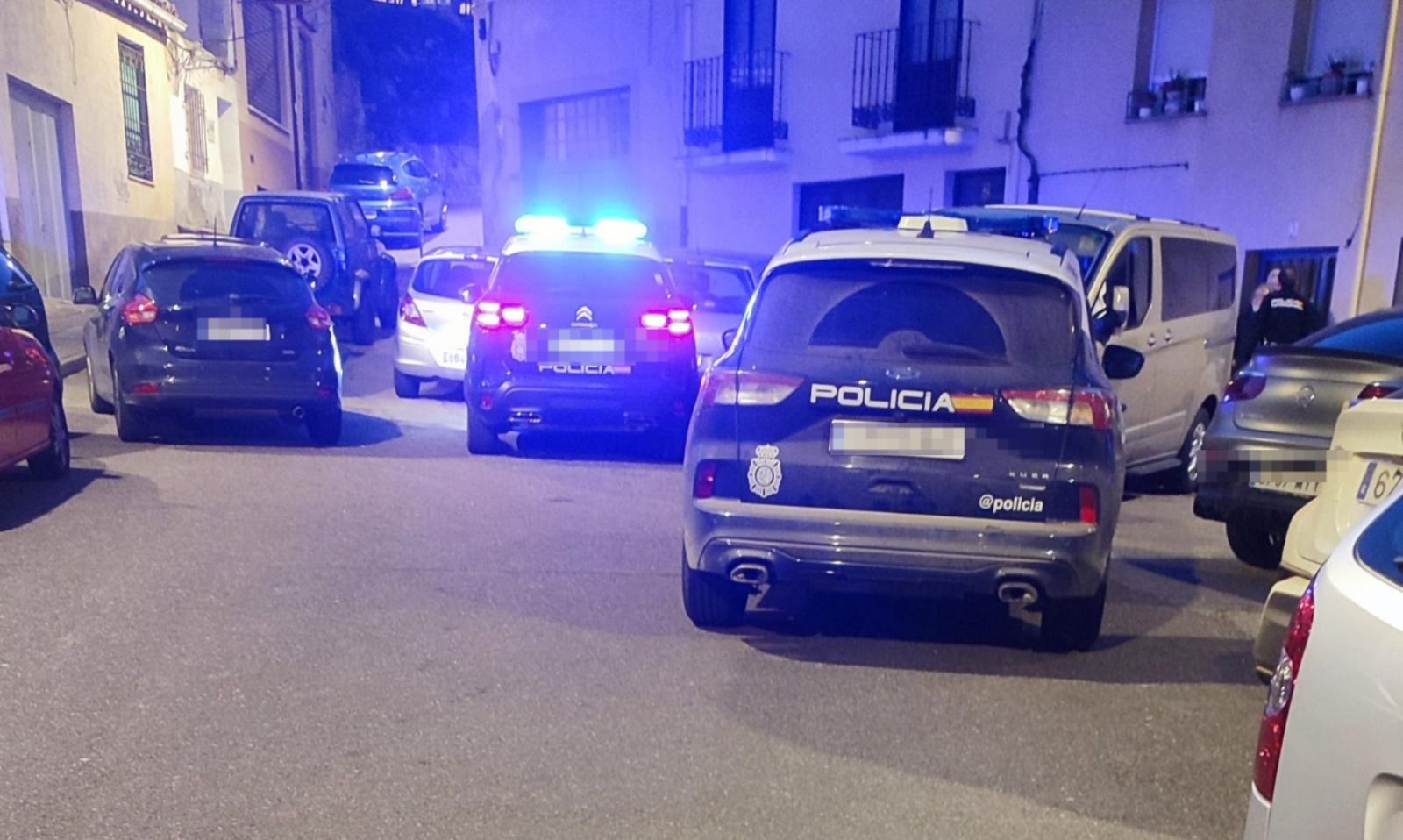 Imagen del despliegue en la zona