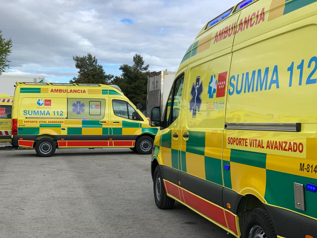 Rescatan a hombre en Ciudad Lineal tras sufrir una insuficiencia cardiorrespiratoria en su domicilio