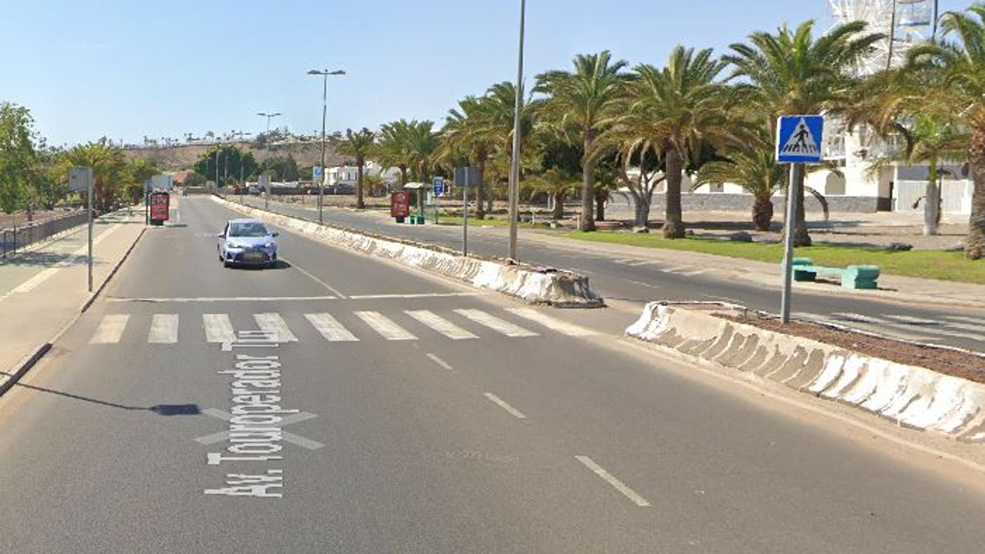 Un ciclista crítico tras sufrir una caída en Maspalomas
