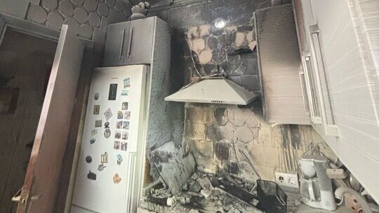 Así terminó una vivienda en Bollullos Par del Condado tras un incendio