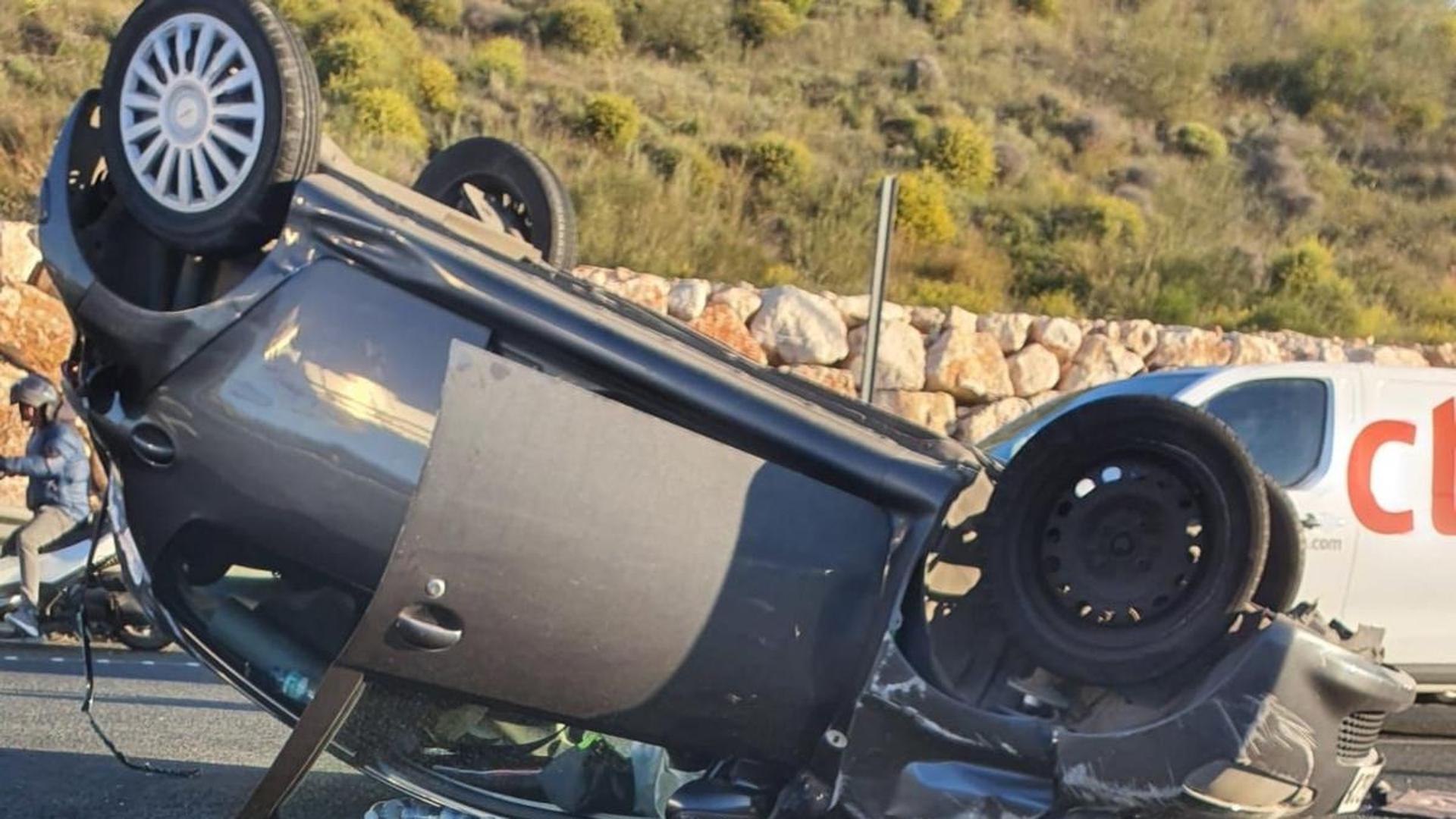 Localizan al camionero que sacó de la carretera a Miriam y le hizo dar cinco vueltas de campana