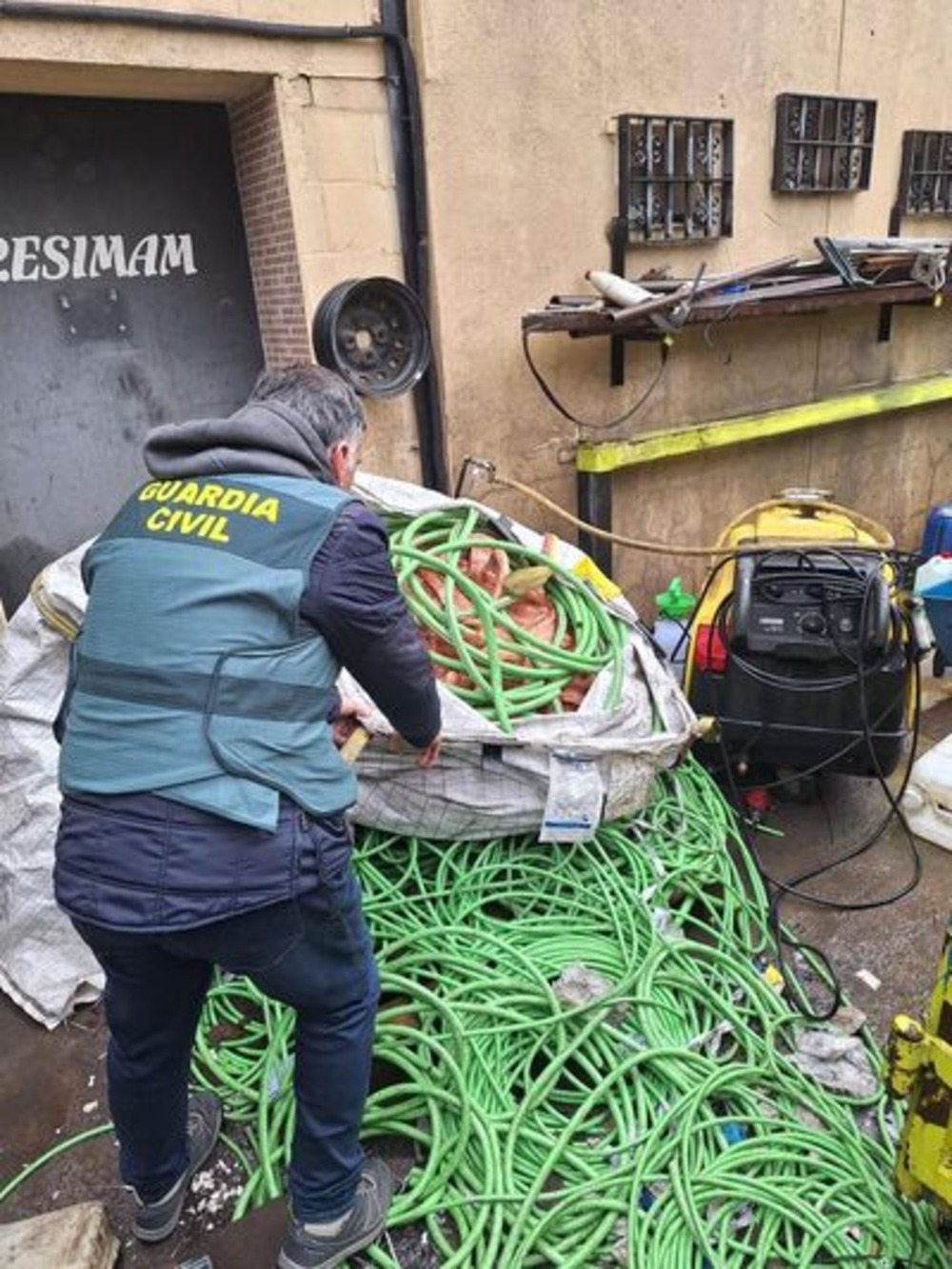 Mafias asentadas en países del este controlan el robo de cobre