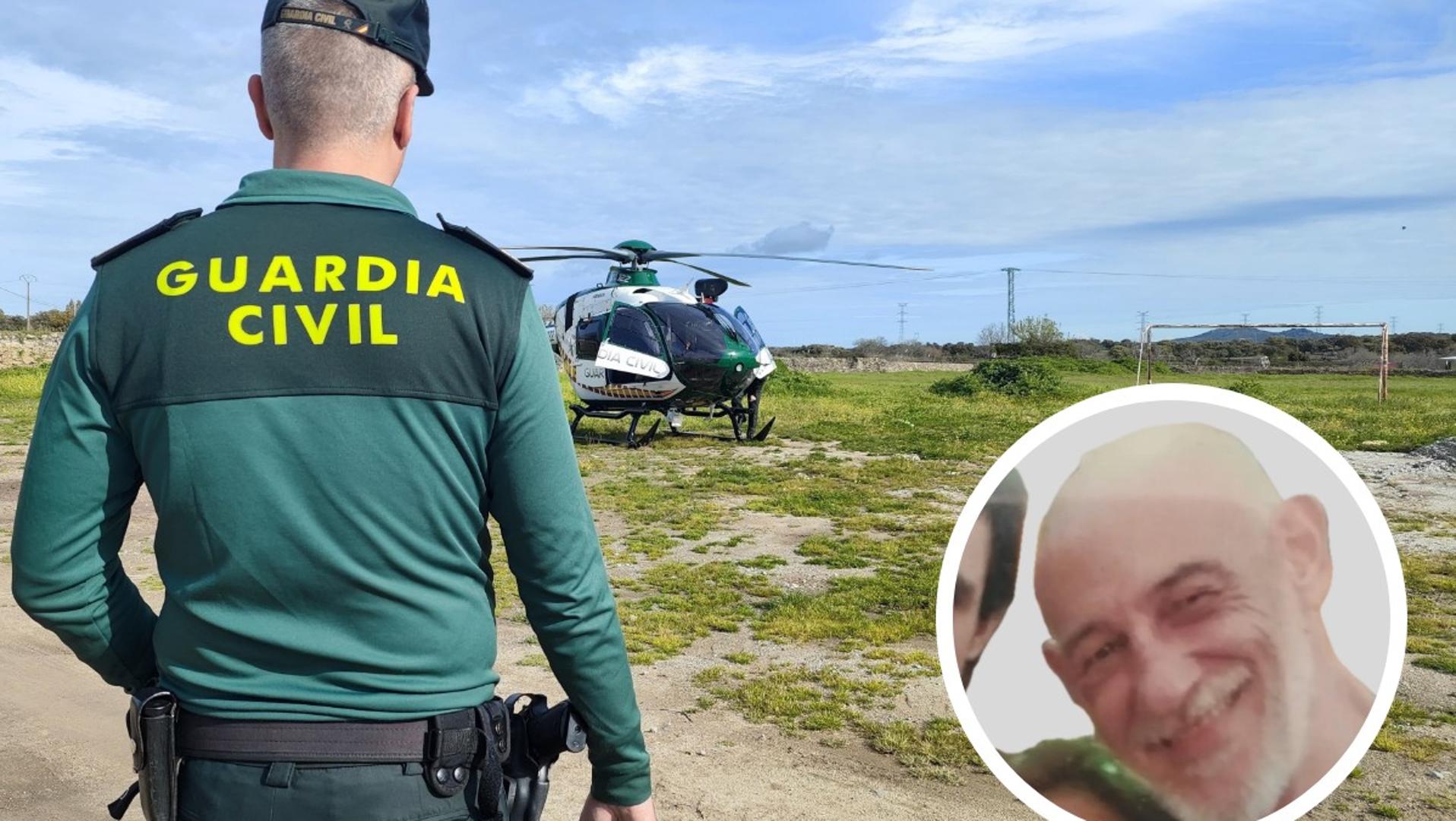 Sucesos: Retoman la búsqueda de Luis Fernández Neila, desaparecido desde el sábado en Zarza de Montánchez