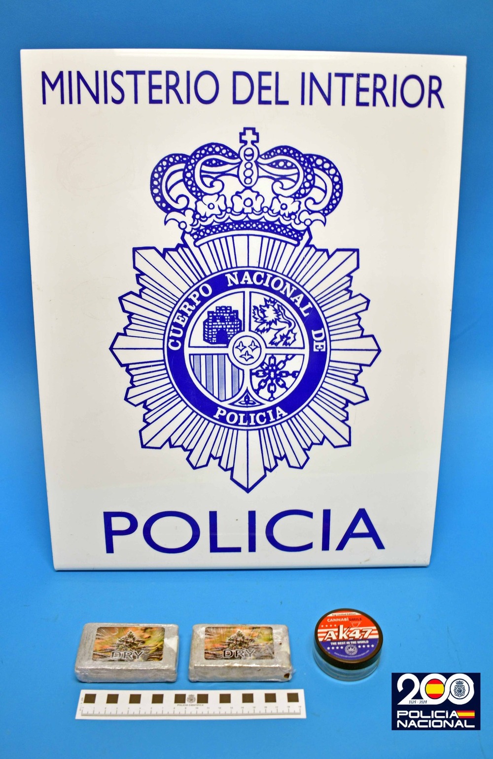 Detenida una menor con 200 gramos de hachís