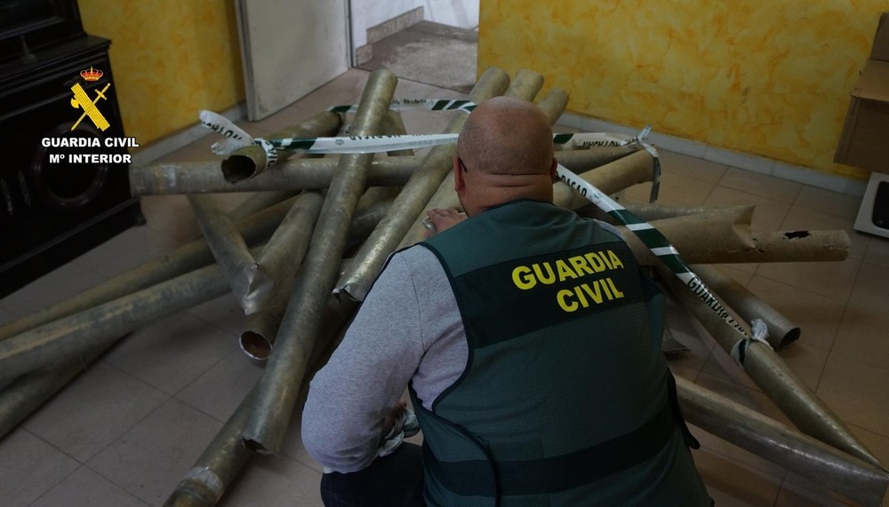 Detenido por sustraer tubos de riego en Fuentes de Valdepero
