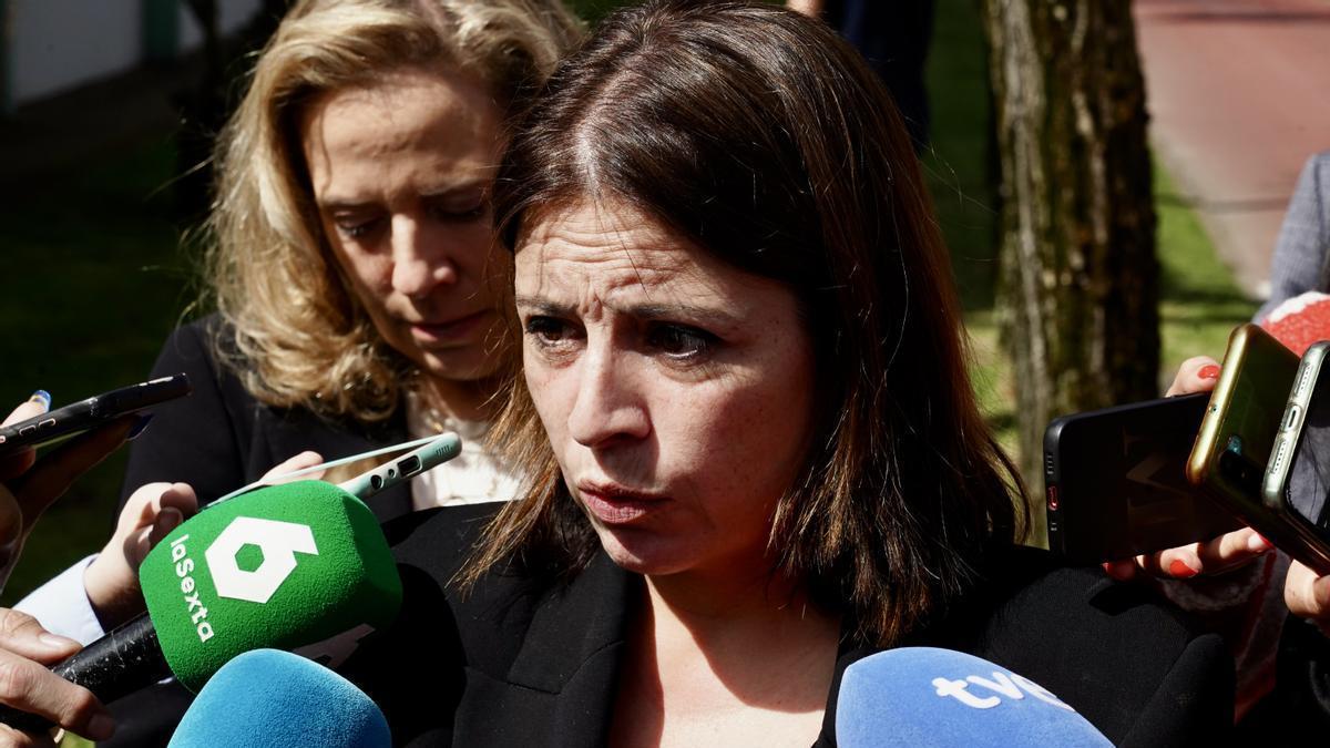 La delegada del Gobierno en el Principado de Asturias, Adriana Lastra.
