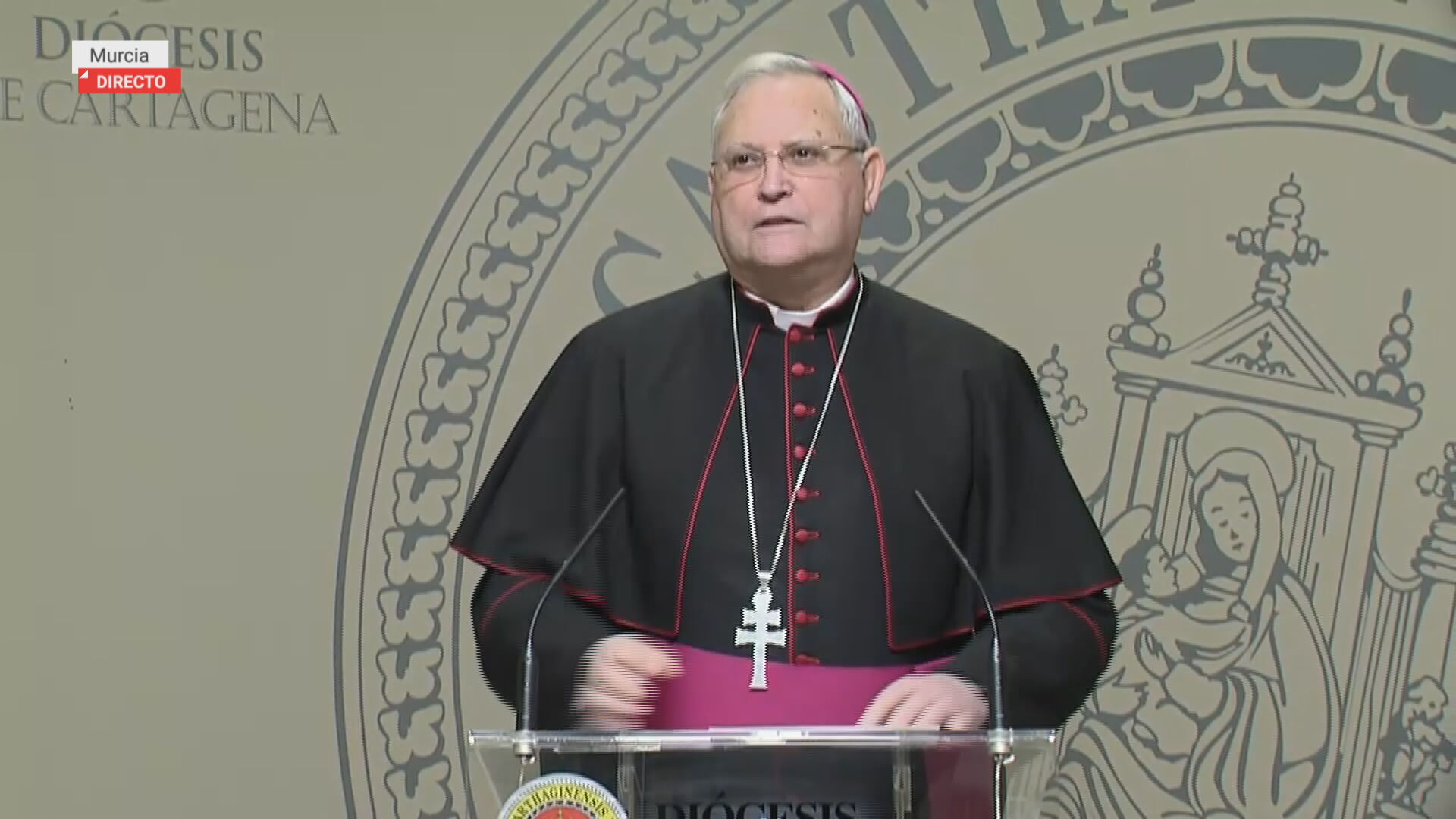 Obispo José Manuel Lorca Planes, sobre el fallecimiento del Papa Francisco: "Estamos de luto"